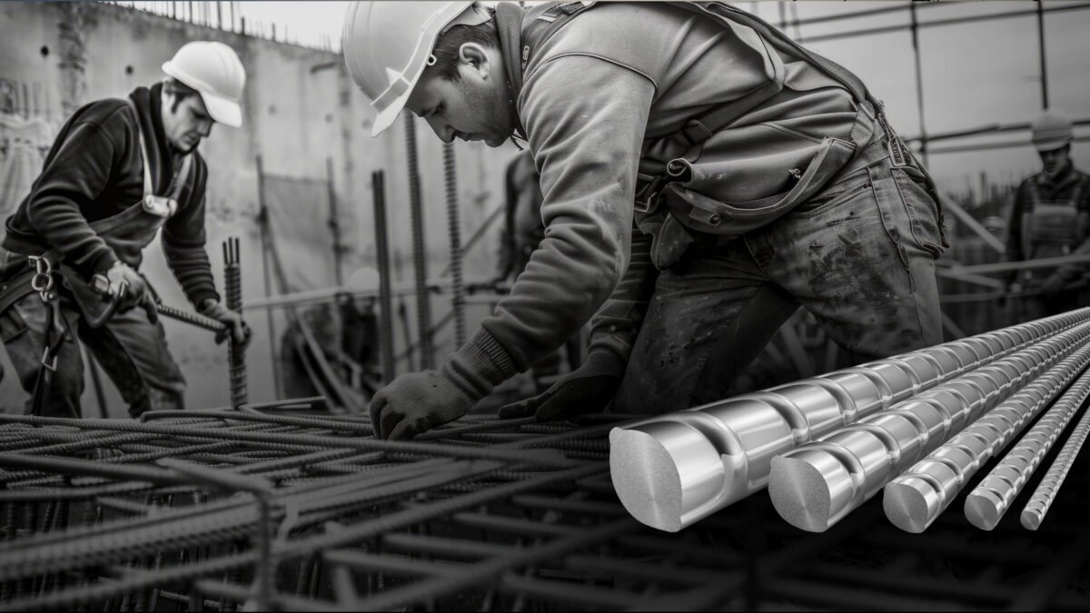 "High-strength 550D TMT steel used in Gamya by Supadha for superior durability"and safety."